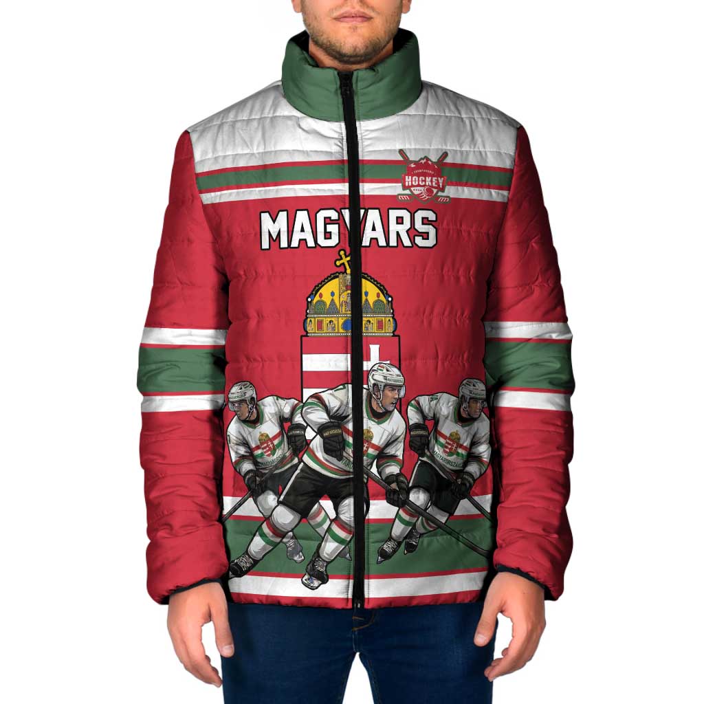 Hungary Hockey Custom Padded Jacket Magyars Pride National Team