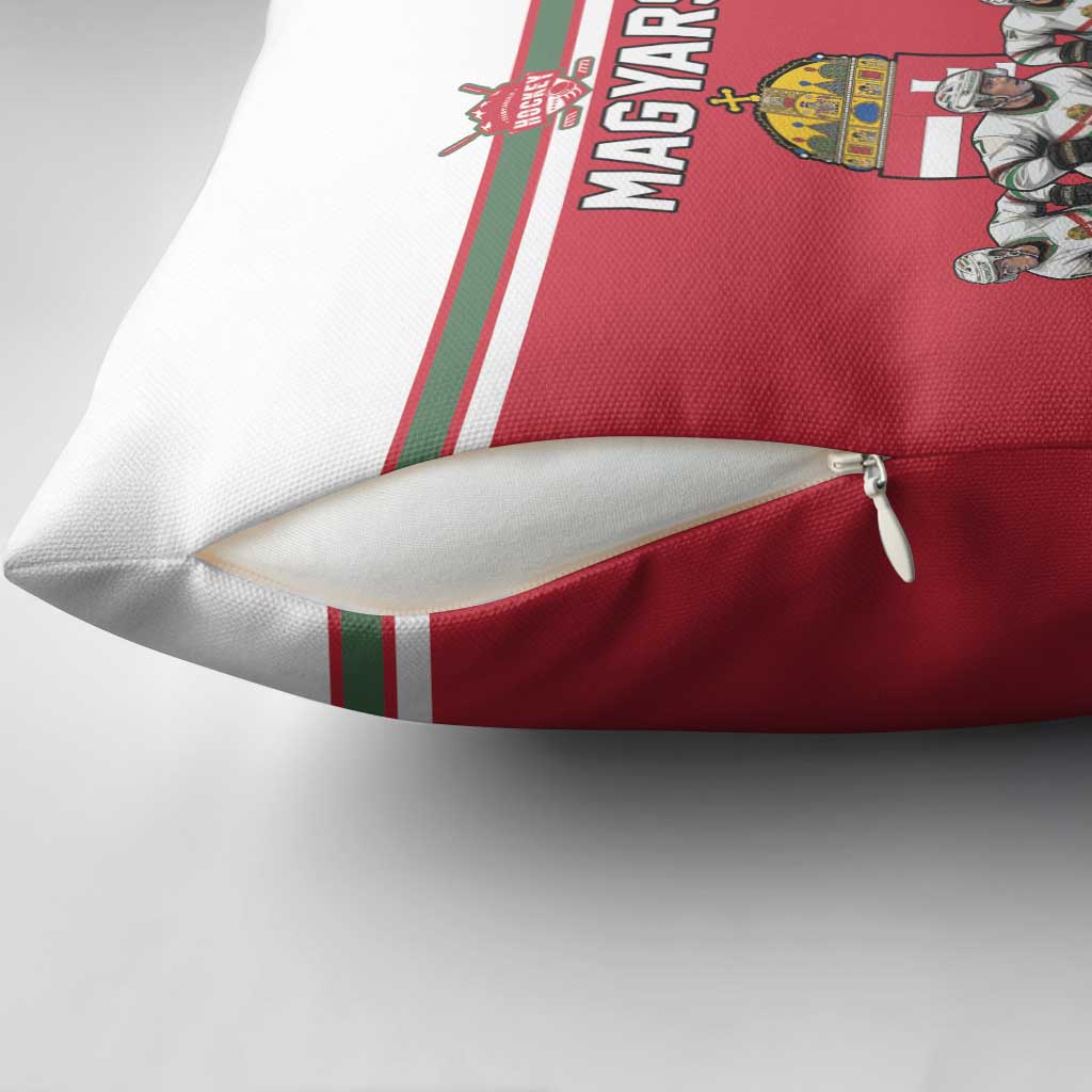 Hungary Hockey Pillow Cover Magyars Pride National Team