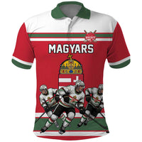 Hungary Hockey Custom Polo Shirt Magyars Pride National Team