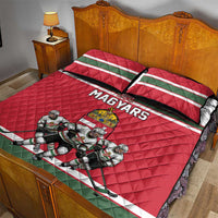 Hungary Hockey Quilt Bed Set Magyars Pride National Team