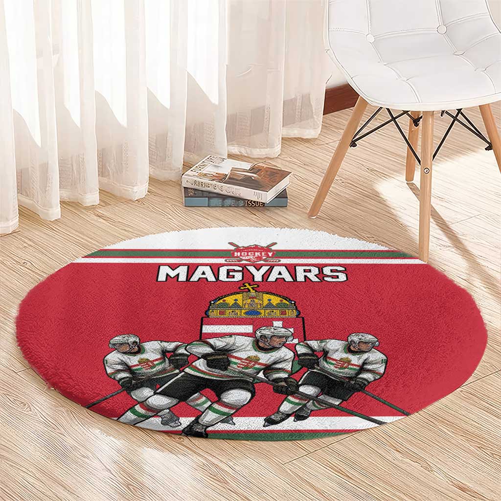 Hungary Hockey Round Carpet Magyars Pride National Team