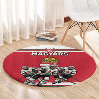 Hungary Hockey Round Carpet Magyars Pride National Team