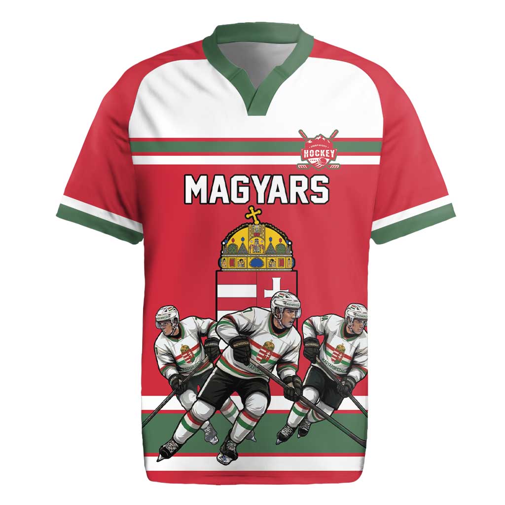 Hungary Hockey Custom Rugby Jersey Magyars Pride National Team