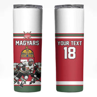 Hungary Hockey Custom Skinny Tumbler Magyars Pride National Team