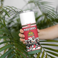 Hungary Hockey Custom Skinny Tumbler Magyars Pride National Team