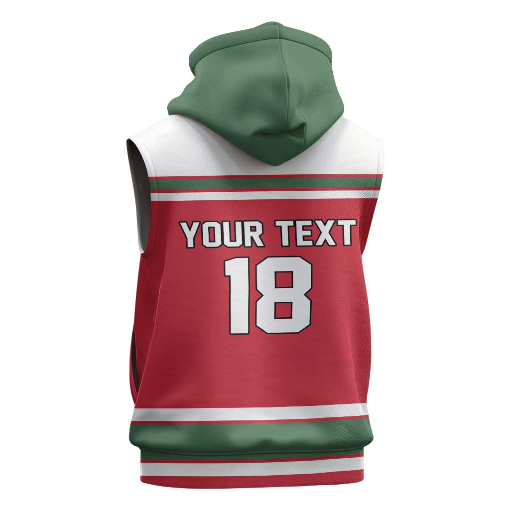Hungary Hockey Custom Sleeveless Hoodie Magyars Pride National Team