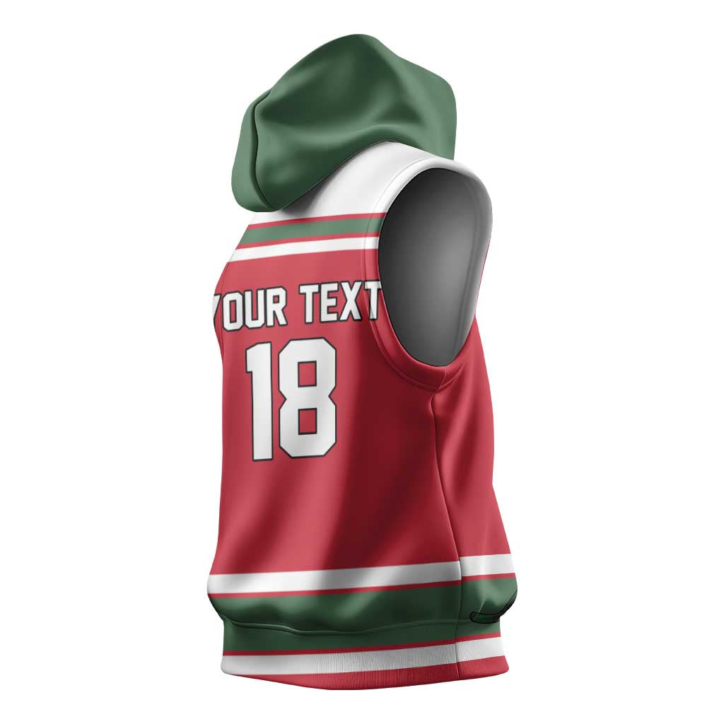 Hungary Hockey Custom Sleeveless Hoodie Magyars Pride National Team