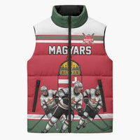 Hungary Hockey Custom Sleeveless Puffer Jacket Magyars Pride National Team
