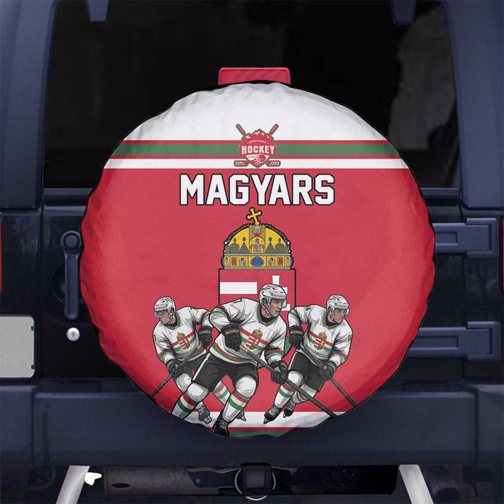 Hungary Hockey Spare Tire Cover Magyars Pride National Team
