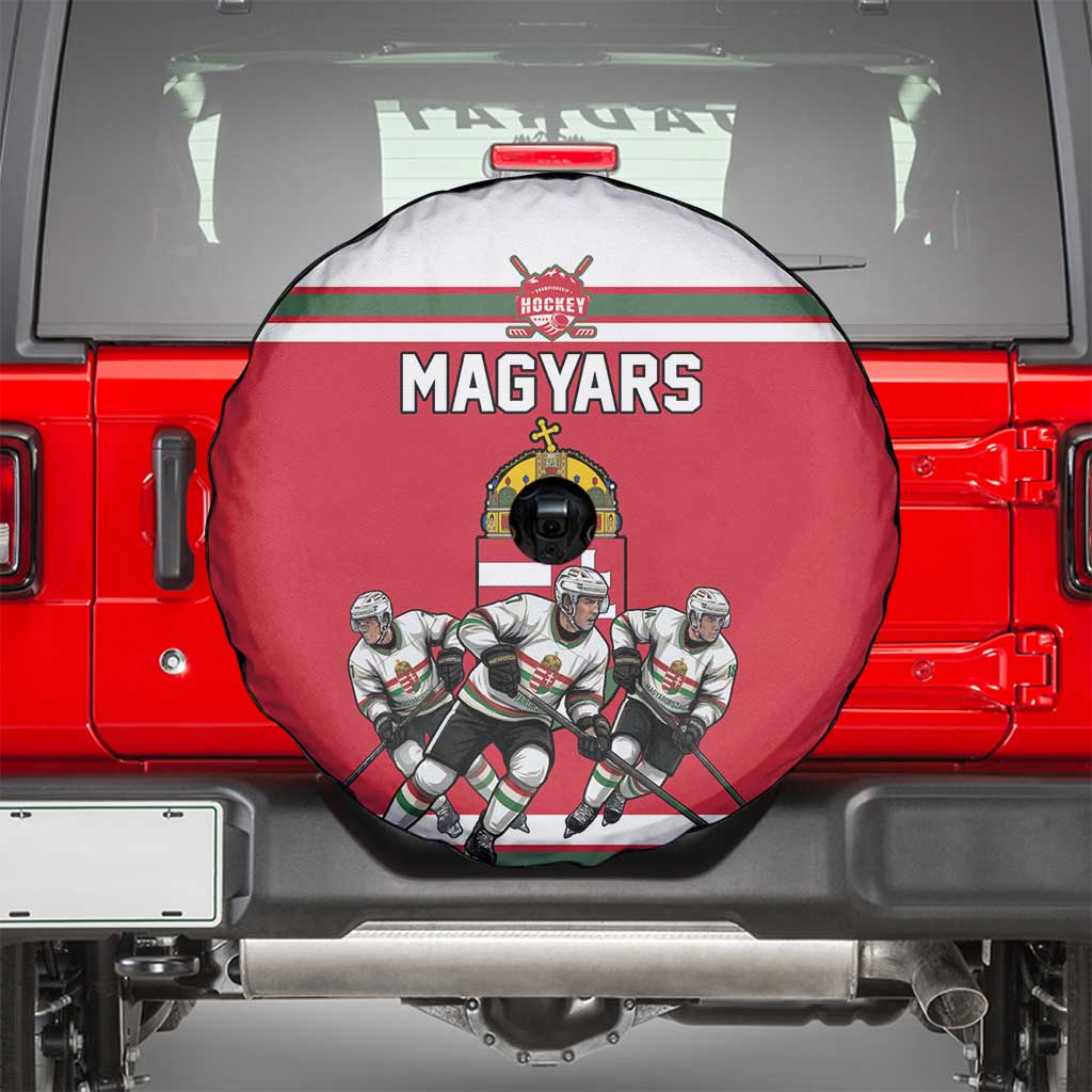 Hungary Hockey Spare Tire Cover Magyars Pride National Team