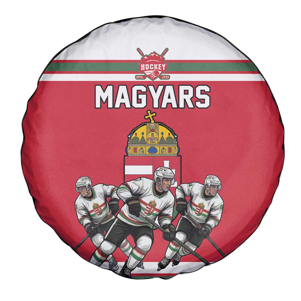 Hungary Hockey Spare Tire Cover Magyars Pride National Team
