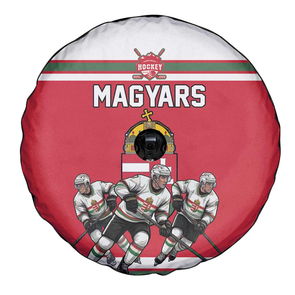 Hungary Hockey Spare Tire Cover Magyars Pride National Team