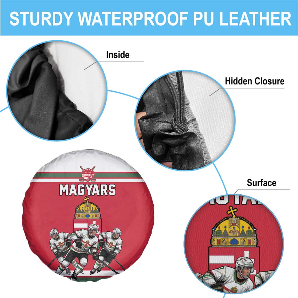 Hungary Hockey Spare Tire Cover Magyars Pride National Team