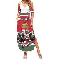 Hungary Hockey Custom Summer Maxi Dress Magyars Pride National Team