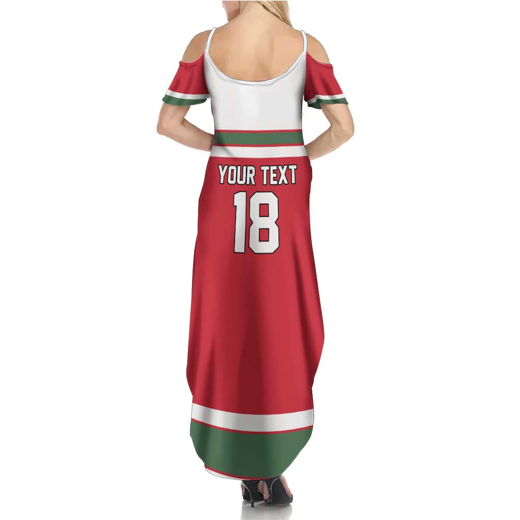 Hungary Hockey Custom Summer Maxi Dress Magyars Pride National Team