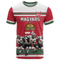 Hungary Hockey Custom T Shirt Magyars Pride National Team