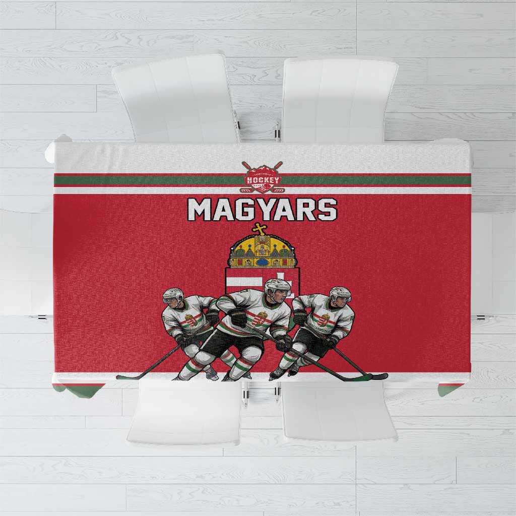 Hungary Hockey Tablecloth Magyars Pride National Team