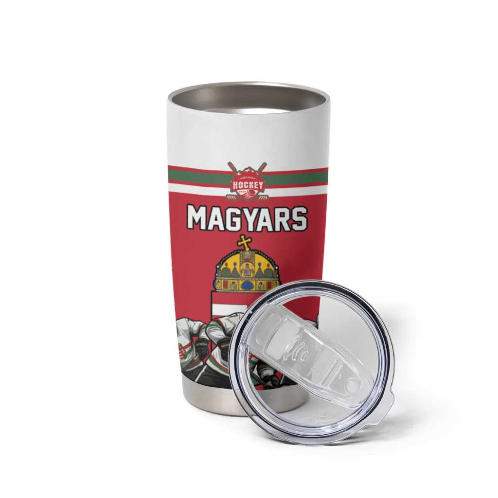 Hungary Hockey Custom Tumbler Cup Magyars Pride National Team