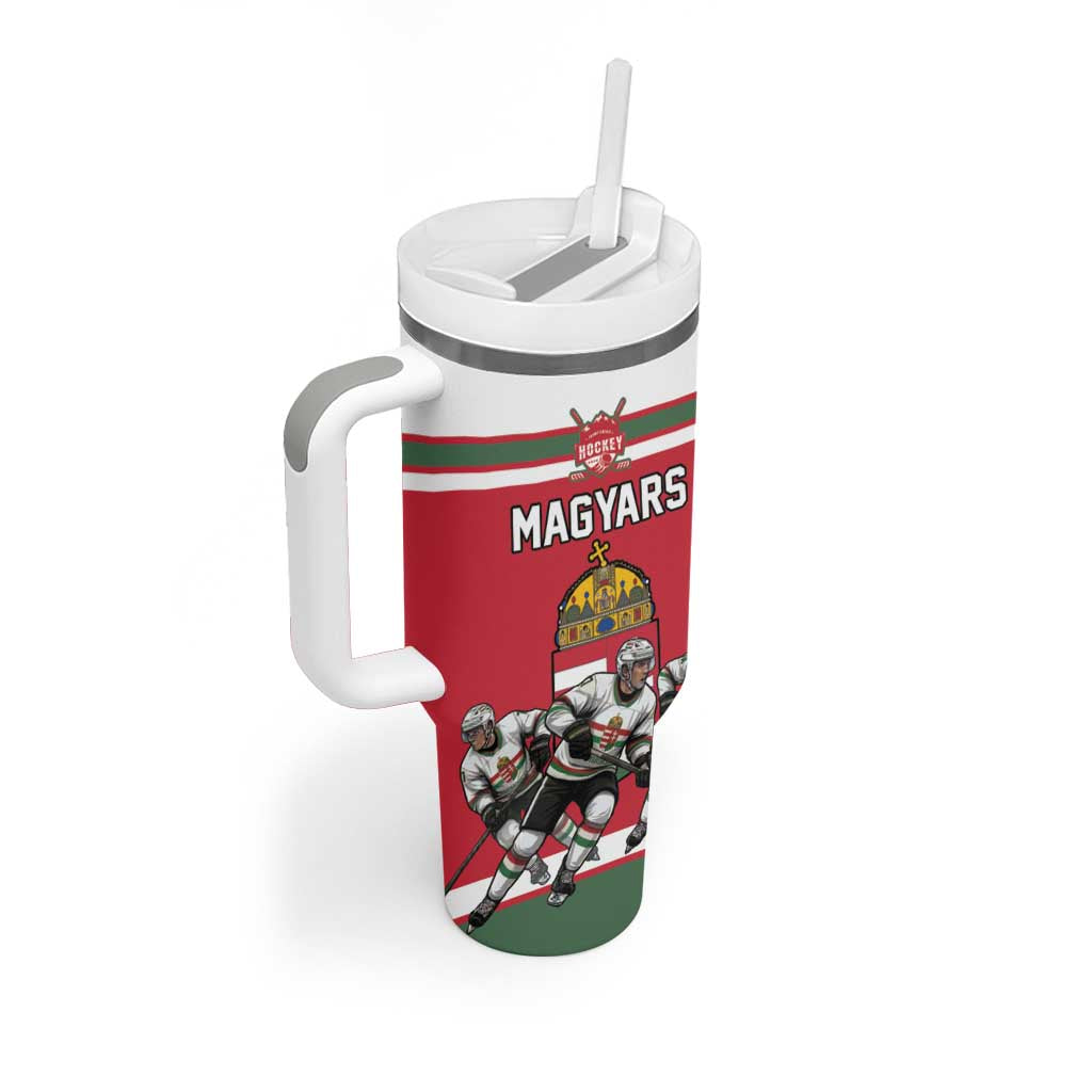 Hungary Hockey Custom Tumbler With Handle Magyars Pride National Team