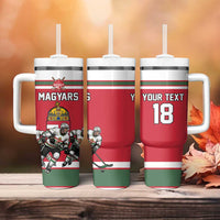 Hungary Hockey Custom Tumbler With Handle Magyars Pride National Team