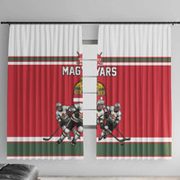 Hungary Hockey Window Curtain Magyars Pride National Team