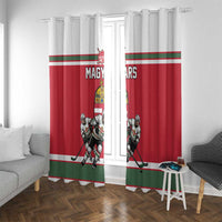 Hungary Hockey Window Curtain Magyars Pride National Team