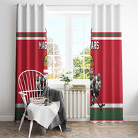 Hungary Hockey Window Curtain Magyars Pride National Team
