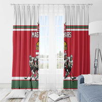 Hungary Hockey Window Curtain Magyars Pride National Team