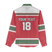 Hungary Hockey Custom Women Casual Shirt Magyars Pride National Team