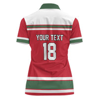 Hungary Hockey Custom Women Polo Shirt Magyars Pride National Team