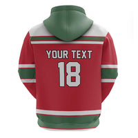 Hungary Hockey Custom Zip Hoodie Magyars Pride National Team