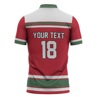Hungary Hockey Custom Zipper Polo Shirt Magyars Pride National Team