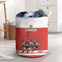 Canada Hockey Laundry Basket Maple Leaf Northern Pride