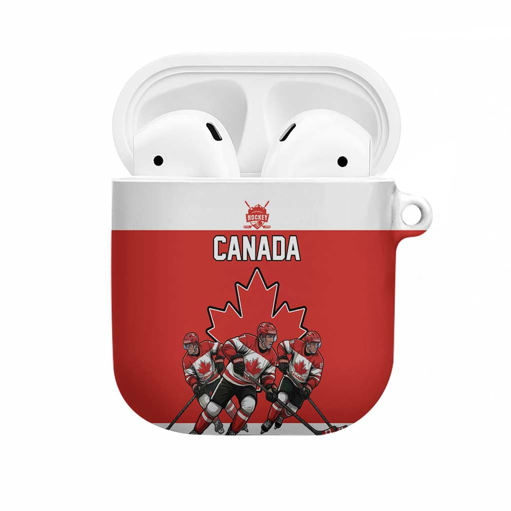 Canada Hockey AirPods Case Maple Leaf Northern Pride