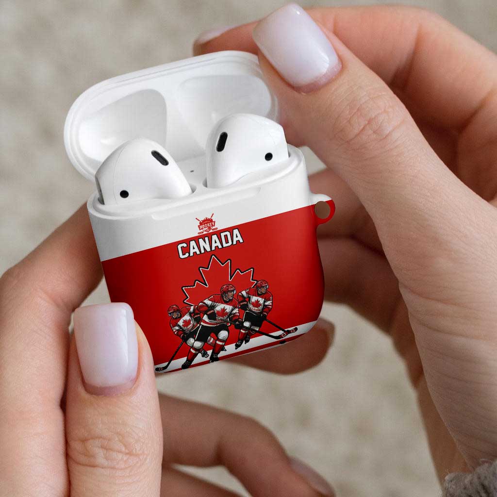Canada Hockey AirPods Case Maple Leaf Northern Pride
