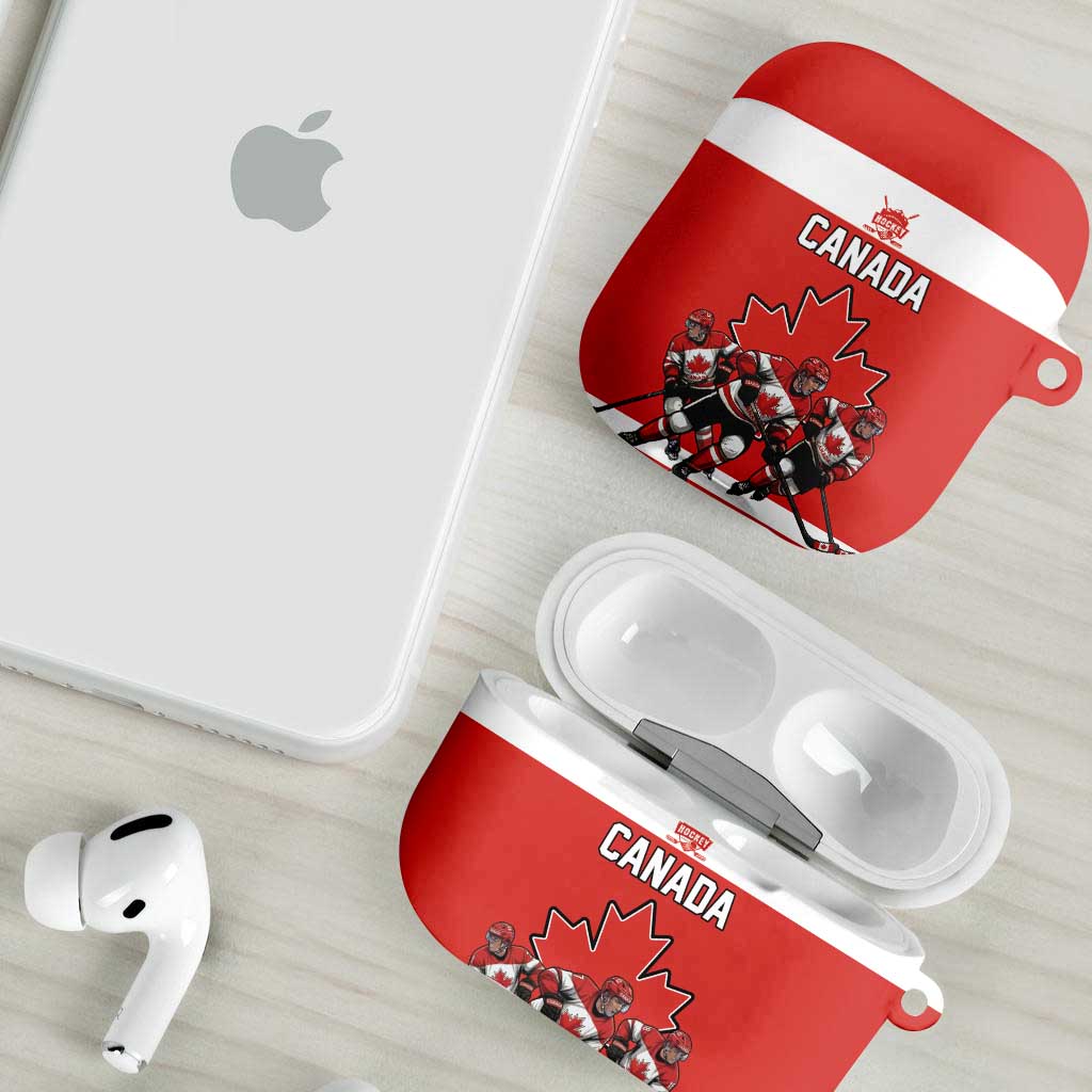 Canada Hockey AirPods Case Maple Leaf Northern Pride
