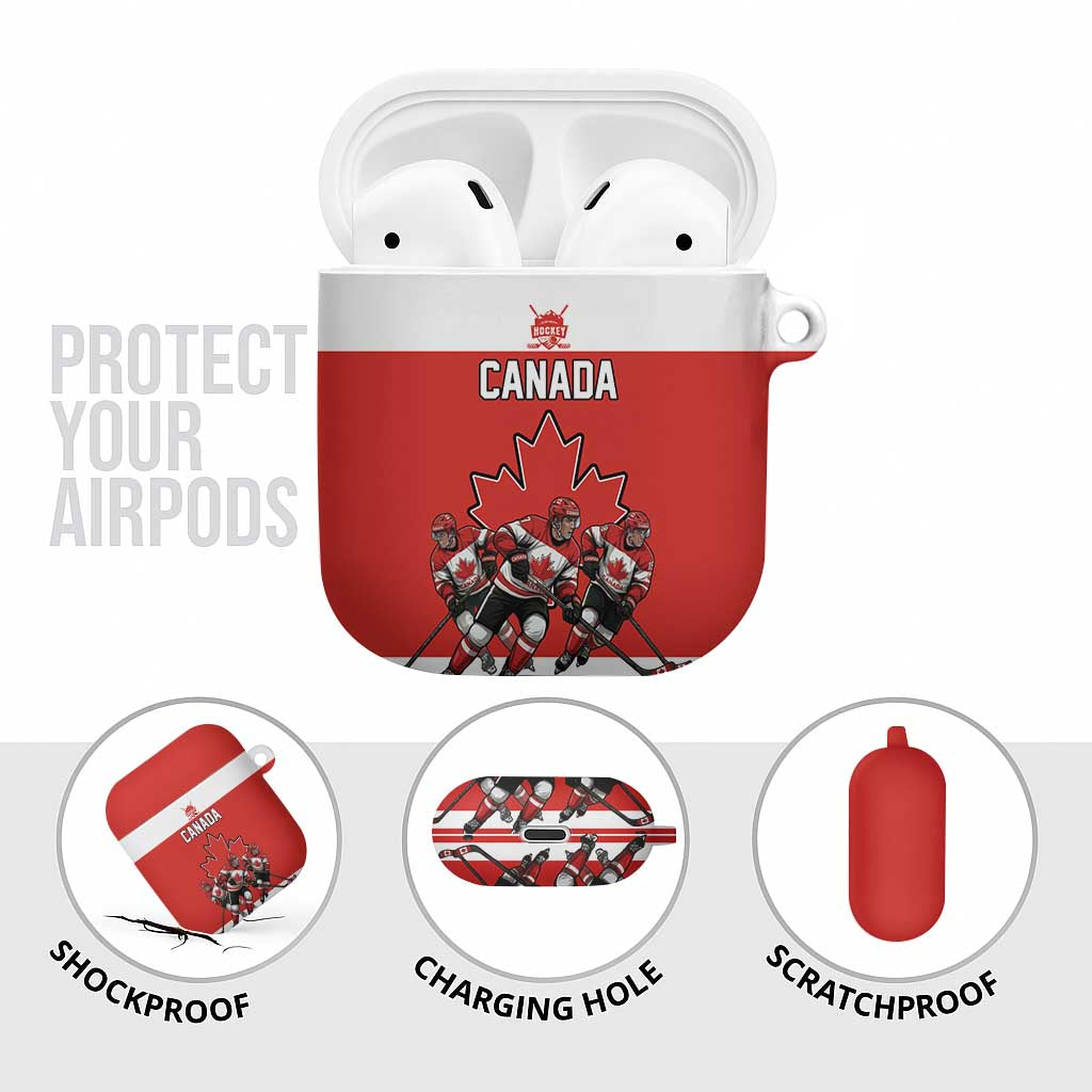 Canada Hockey AirPods Case Maple Leaf Northern Pride