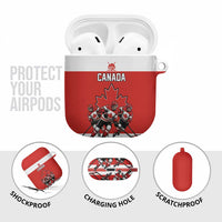 Canada Hockey AirPods Case Maple Leaf Northern Pride