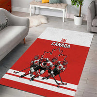 Canada Hockey Area Rug Maple Leaf Northern Pride