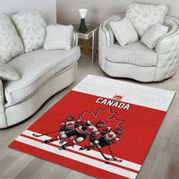 Canada Hockey Area Rug Maple Leaf Northern Pride