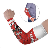 Canada Hockey Custom Arm Sleeves Maple Leaf Northern Pride