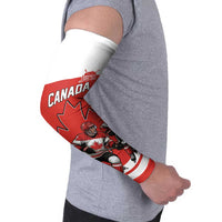 Canada Hockey Custom Arm Sleeves Maple Leaf Northern Pride
