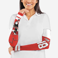 Canada Hockey Custom Arm Sleeves Maple Leaf Northern Pride
