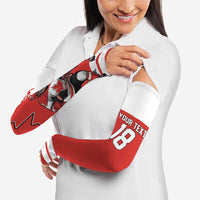 Canada Hockey Custom Arm Sleeves Maple Leaf Northern Pride