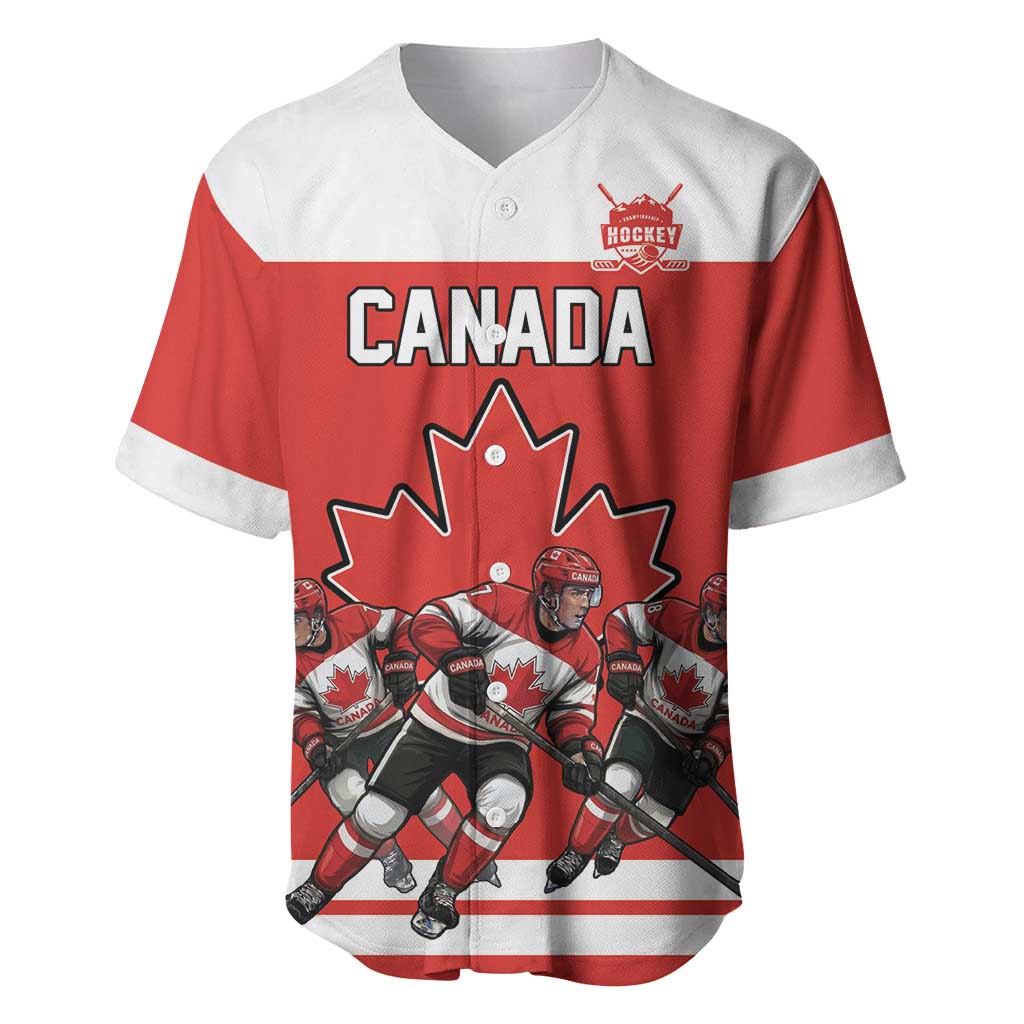 Canada Hockey Custom Baseball Jersey Maple Leaf Northern Pride
