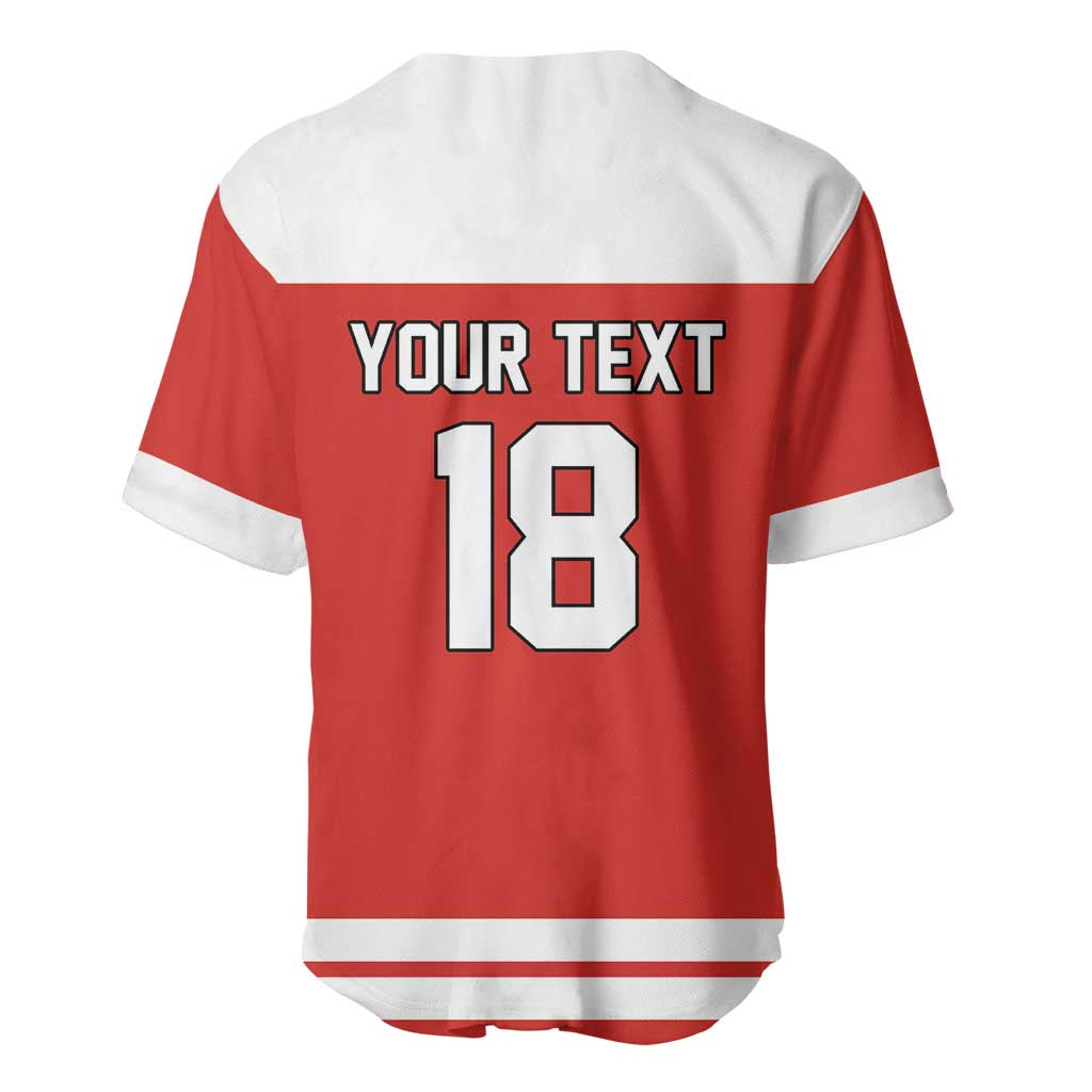 Canada Hockey Custom Baseball Jersey Maple Leaf Northern Pride