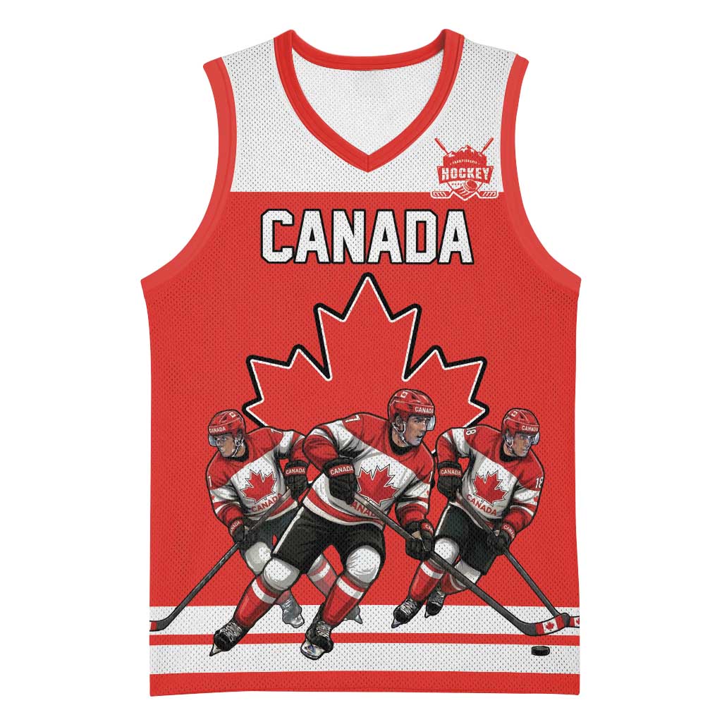 Canada Hockey Custom Basketball Jersey Maple Leaf Northern Pride