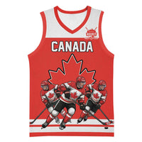 Canada Hockey Custom Basketball Jersey Maple Leaf Northern Pride