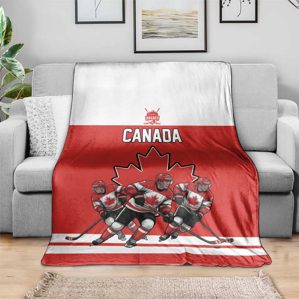 Canada Hockey Blanket Maple Leaf Northern Pride