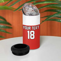 Canada Hockey Custom 4 in 1 Can Cooler Tumbler Maple Leaf Northern Pride